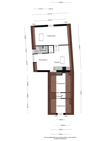 Plattegrond 2 van Badhuisweg 24