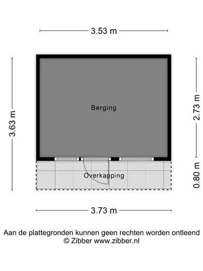 Plattegrond 2 van Zeesterlaan 12R