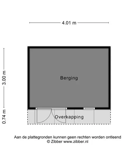 Plattegrond 3 van Bisschopstraat 27
