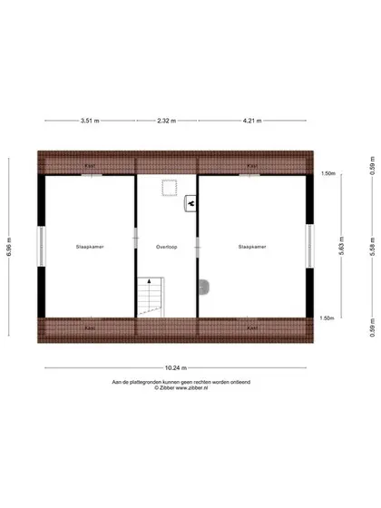 Plattegrond 2 van Bisschopstraat 27