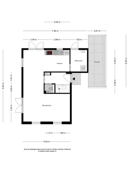 Plattegrond 1 van Vloedlijn 13