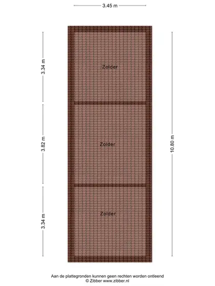 Plattegrond 3 van Bisschopstraat 37
