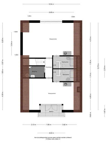Plattegrond 2 van Bosweg 59