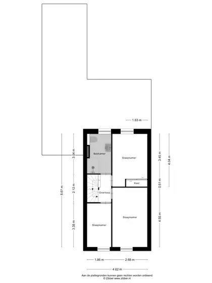 Plattegrond 2 van Koestraat 73