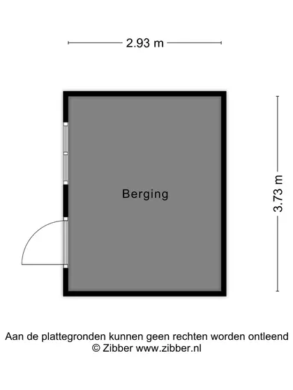 Plattegrond 2 van Benoordenhoutseweg 17