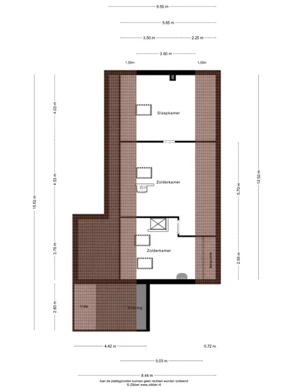 Plattegrond 2 van Hammarskjöldlaan 5