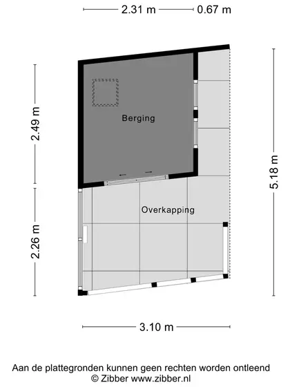 Plattegrond 4 van Oude Vlissingseweg 71