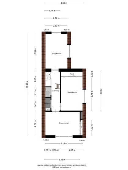 Plattegrond 2 van Oude Vlissingseweg 71