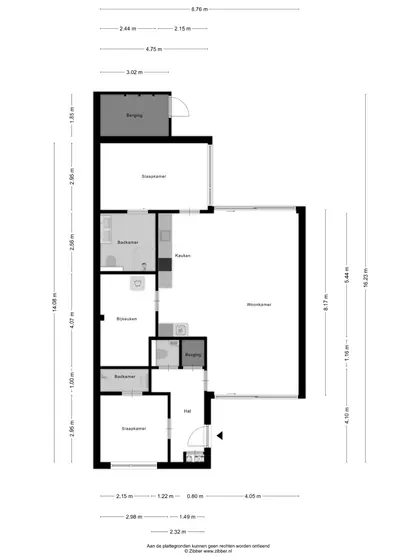 Plattegrond 1 van Nieuwe Land 3