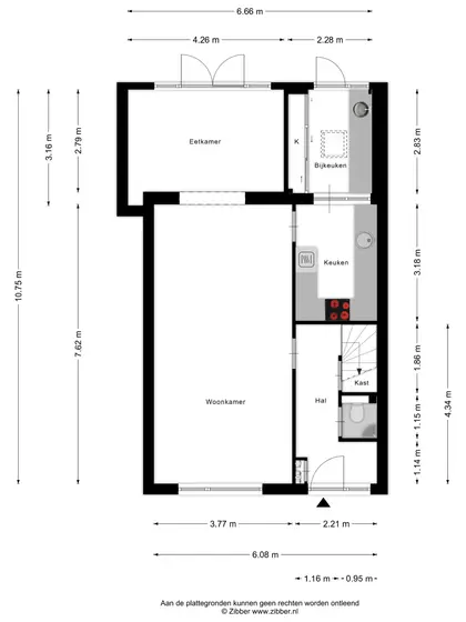 Plattegrond 1 van Koepelstraat 13