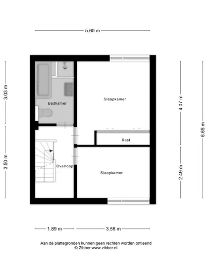 Plattegrond 2 van Nieuwe Vlissingseweg 127