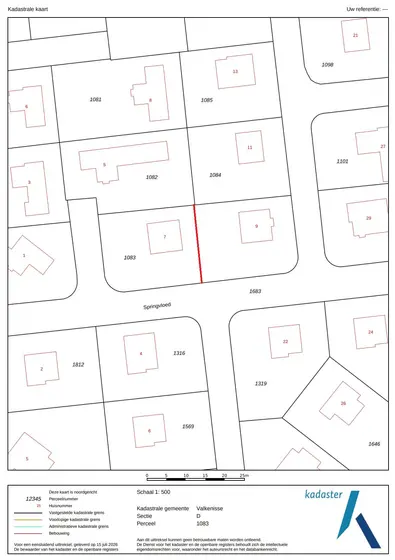 Plattegrond 3 van Springvloed 7