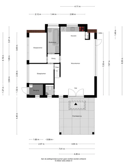 Plattegrond 1 van Springvloed 7