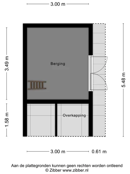 Plattegrond 4 van Thibautstraat 19