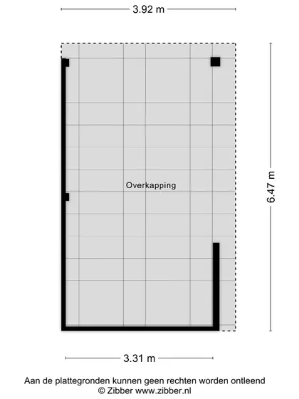 Plattegrond 6 van Thibautstraat 19