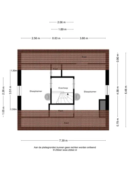 Plattegrond 3 van Thibautstraat 19