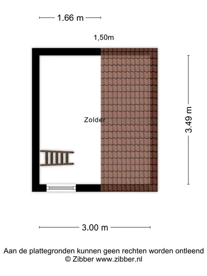 Plattegrond 5 van Thibautstraat 19