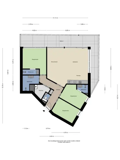 Plattegrond 1 van Lamsoor 67