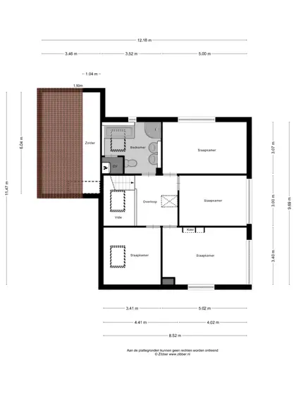 Plattegrond 2 van Eikenlaan 32
