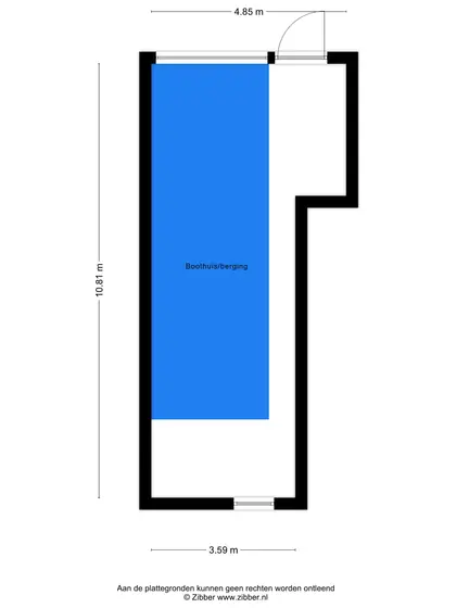 Plattegrond 3 van Christiaanpolderweg 18