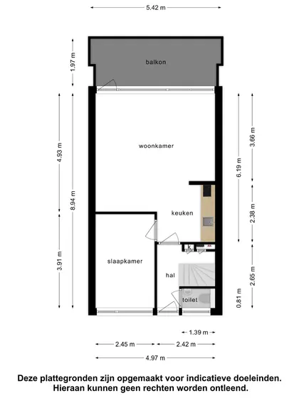 Plattegrond 2 van Eikenlaan 82