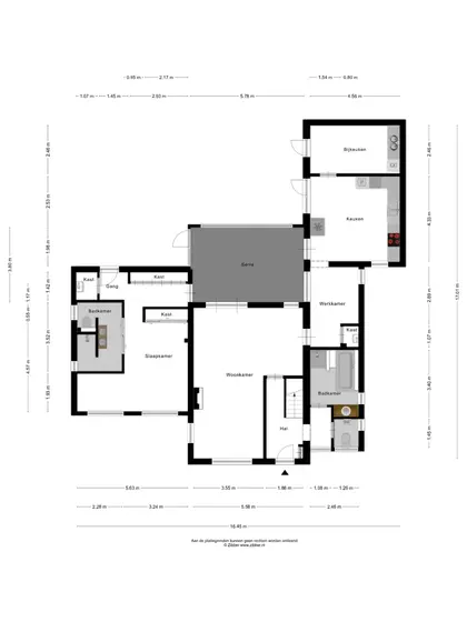 Plattegrond 1 van Noordweg 501