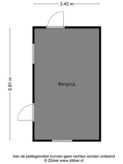 Plattegrond 3 van Noordweg 501