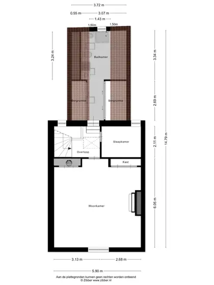Plattegrond 3 van Kaai 91