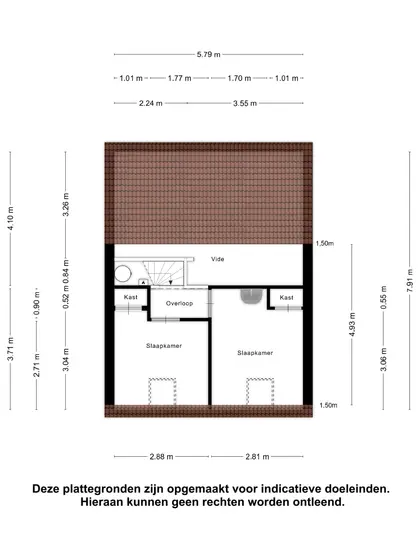 Plattegrond 2 van Vroonweg 2A 38