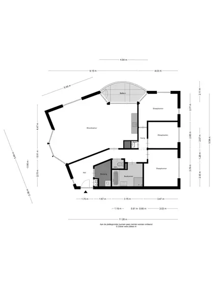 Plattegrond 1 van Meestoof 91