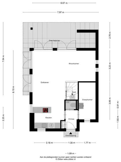 Plattegrond 1 van Burgvliet 90