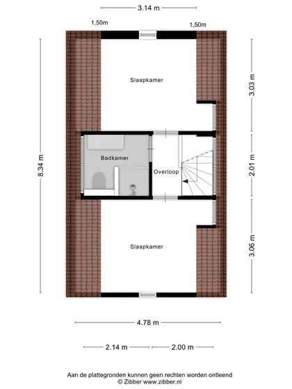 Plattegrond 2 van Burgvliet 90