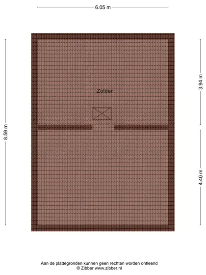 Plattegrond 2 van Hoge Weide 54