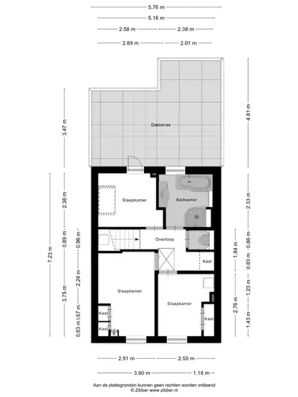 Plattegrond 2 van Noordweg 67