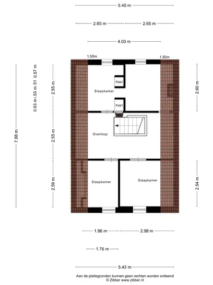 Plattegrond 2 van Dorpsstraat 72