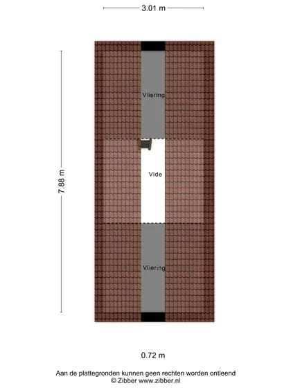 Plattegrond 3 van Dorpsstraat 72