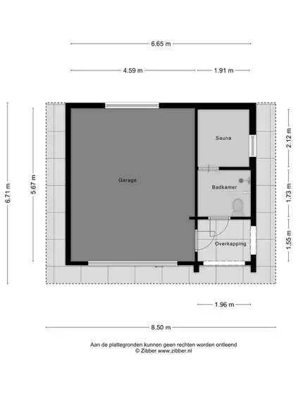 Plattegrond 3 van Eikenlaan 56R