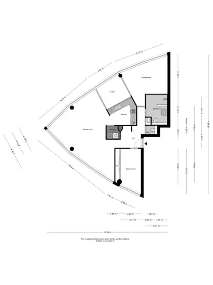 Plattegrond 1 van Kenau Hasselaarstraat 367