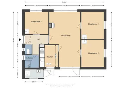 Plattegrond 1 van Oosterpark 9