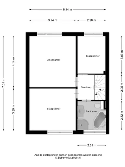 Plattegrond 2 van Naereboutstraat 20