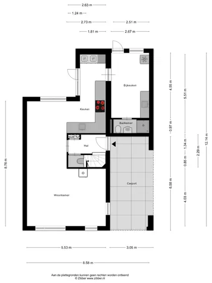 Plattegrond 2 van Groene Specht 19