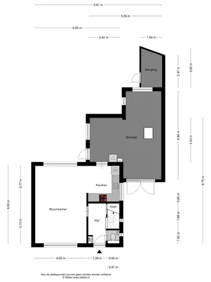 Plattegrond 1 van Lantsheerstraat 20