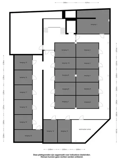Plattegrond 3 van Lange Geere 3A