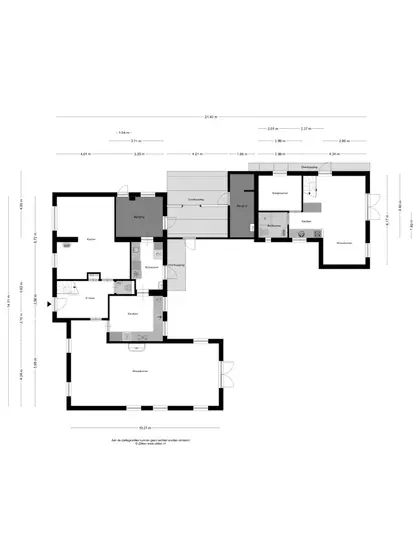 Plattegrond 1 van Oude Domburgseweg 42