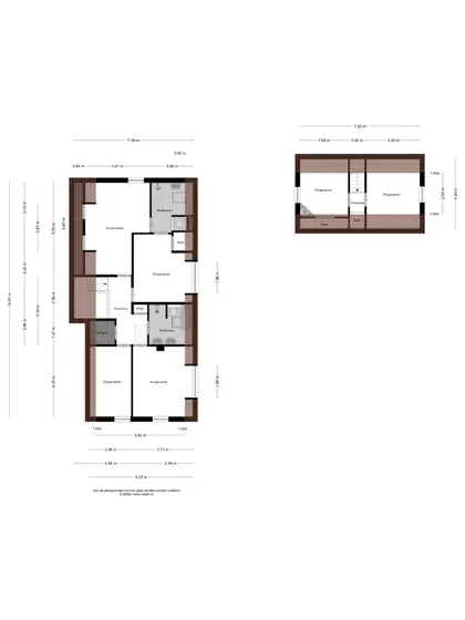 Plattegrond 2 van Oude Domburgseweg 42