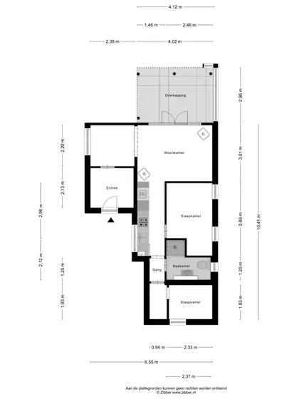 Plattegrond 1 van Burgvliet 45
