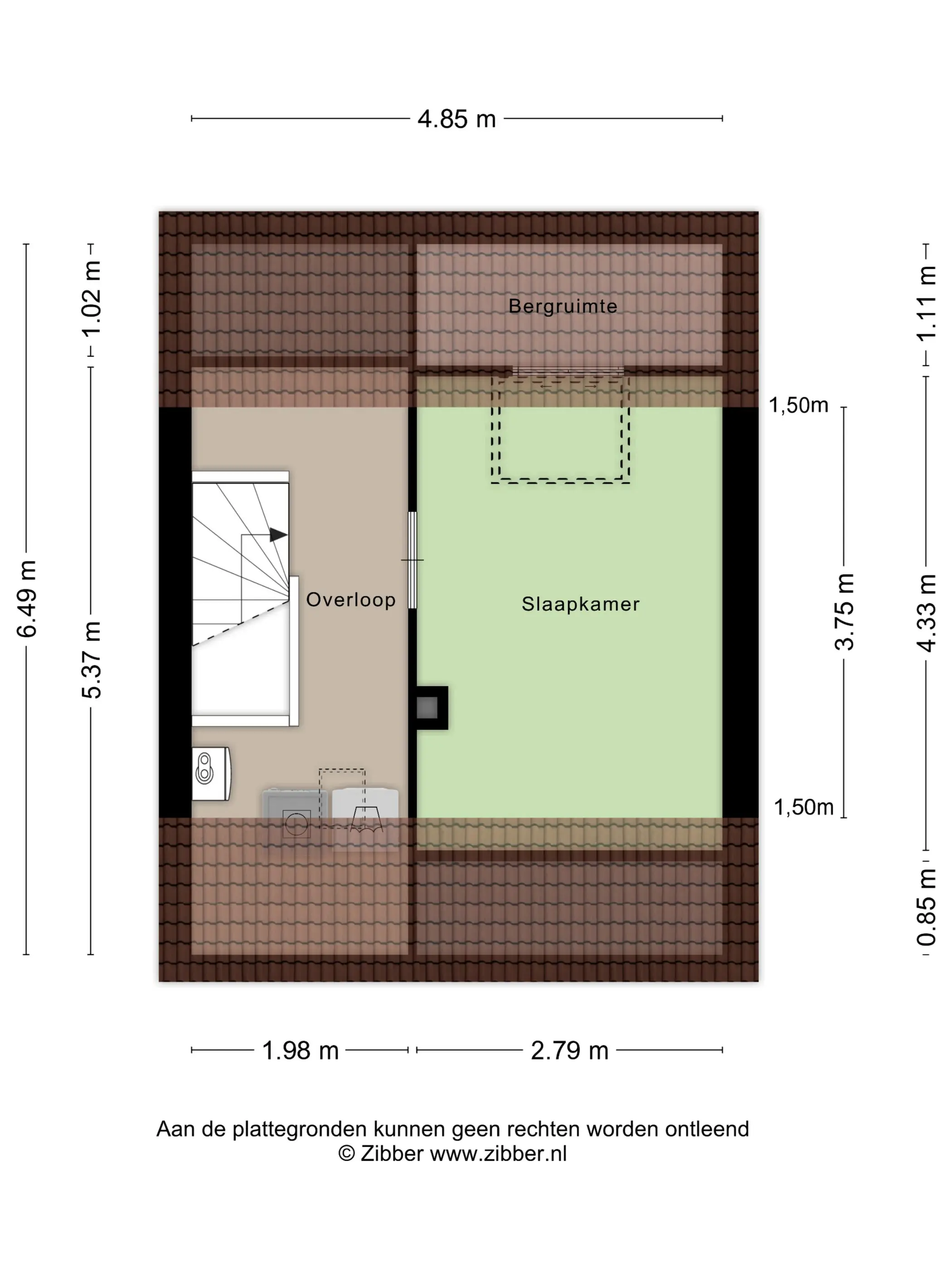 Plattegrond 4 van Mozartweg 31