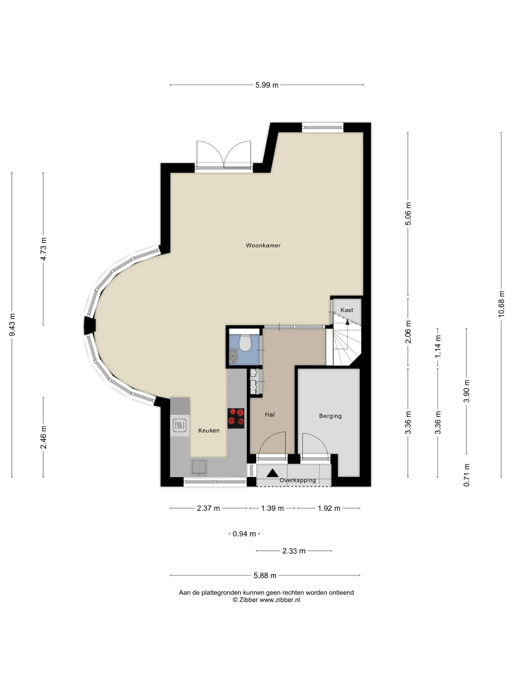 Plattegrond 1 van Schardelaan 12