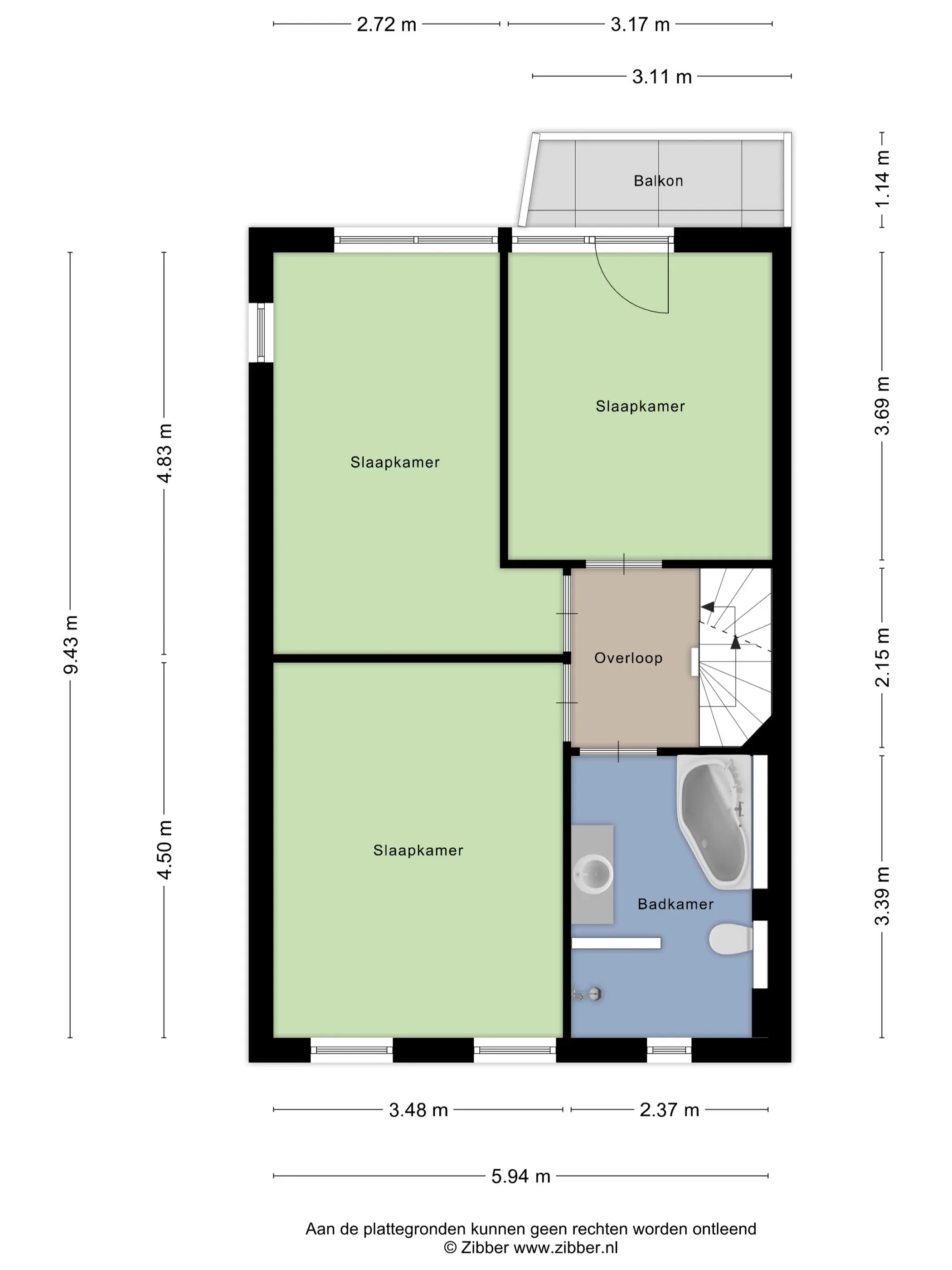 Plattegrond 4 van Schardelaan 12
