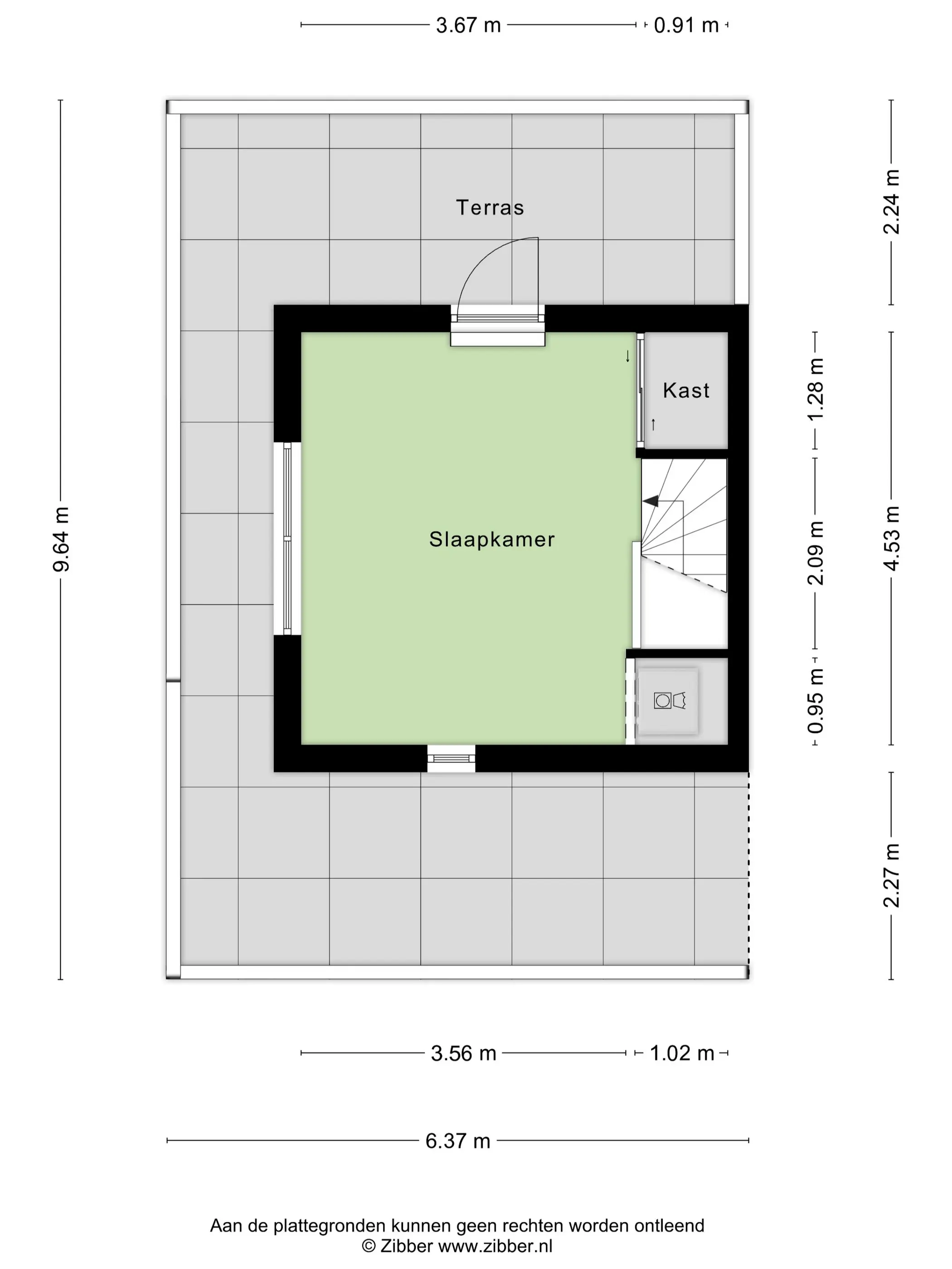 Plattegrond 5 van Schardelaan 12